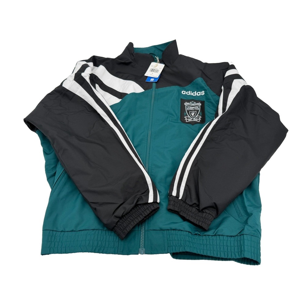 Men's Size Large - adidas Liverpool FC Track Top 95 Rich Green Black KA8094 NWT